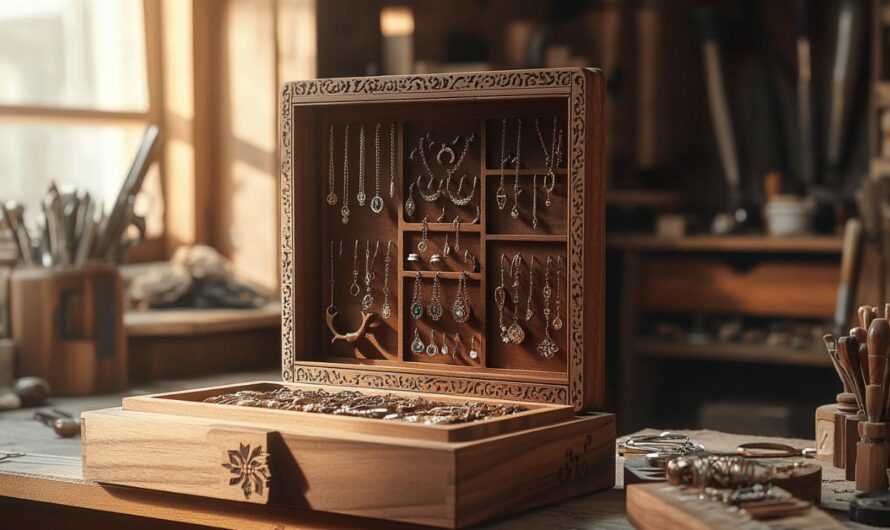 Comment fabriquer un magnifique porte-bijoux en bois DIY pour suivre les tendances déco 2023
