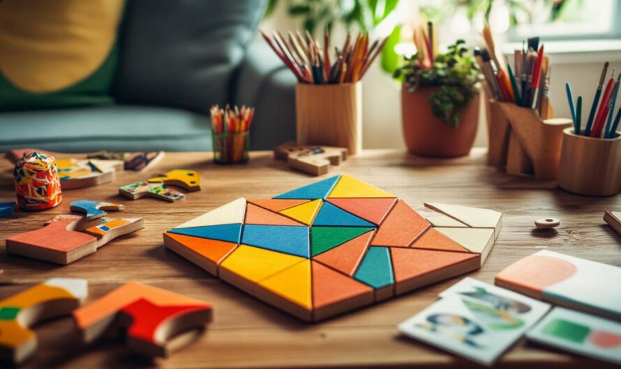 Présentation de Tangram comme référence des jeux Montessori